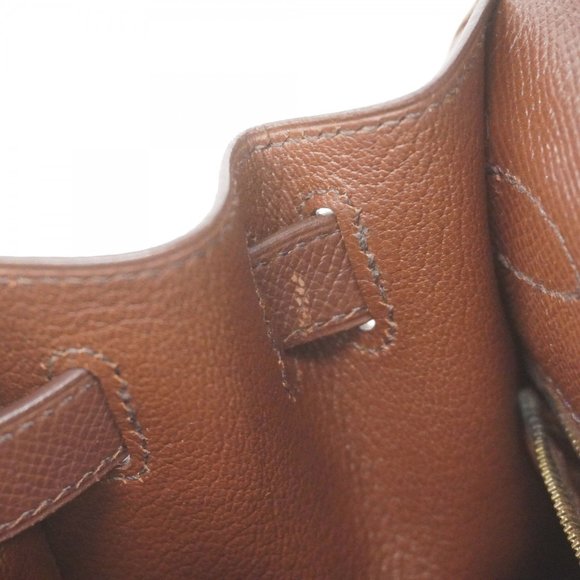 Hermes handbag Kelly 28 Cushvel cacao C stamp ladies - Picture 9 of 16